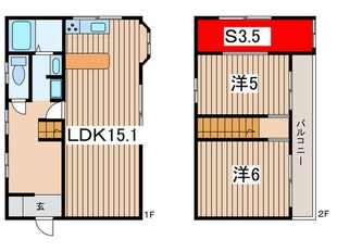 パークサイド御蔵戸建の物件間取画像